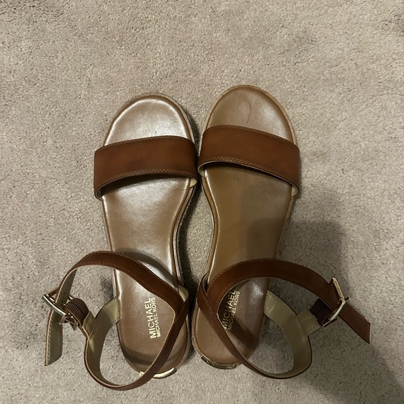 Michael Kors Brown Sandals - Picture 1 of 9